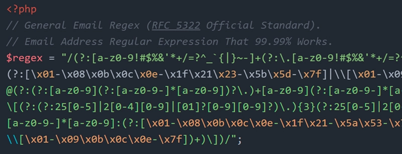 Регулярное выражение в РНР